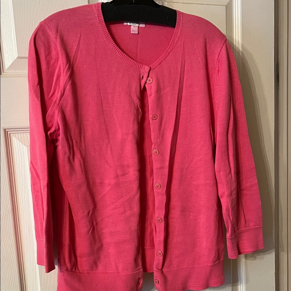 Lilly Pulitzer Pink Button-Up Cardigan